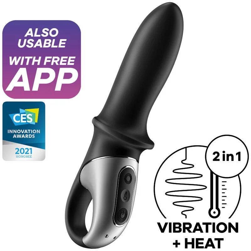Satisfyer Hot Passion plug anale riscaldante nero
