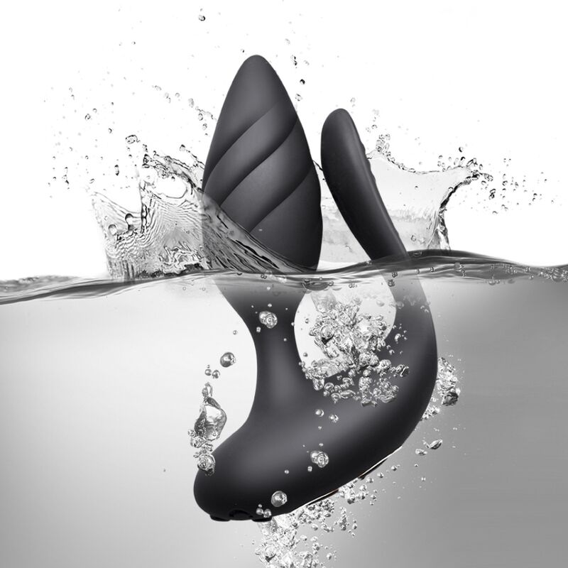 Rocks-Off Cocktail plug vibrante coppia nero 10 livelli