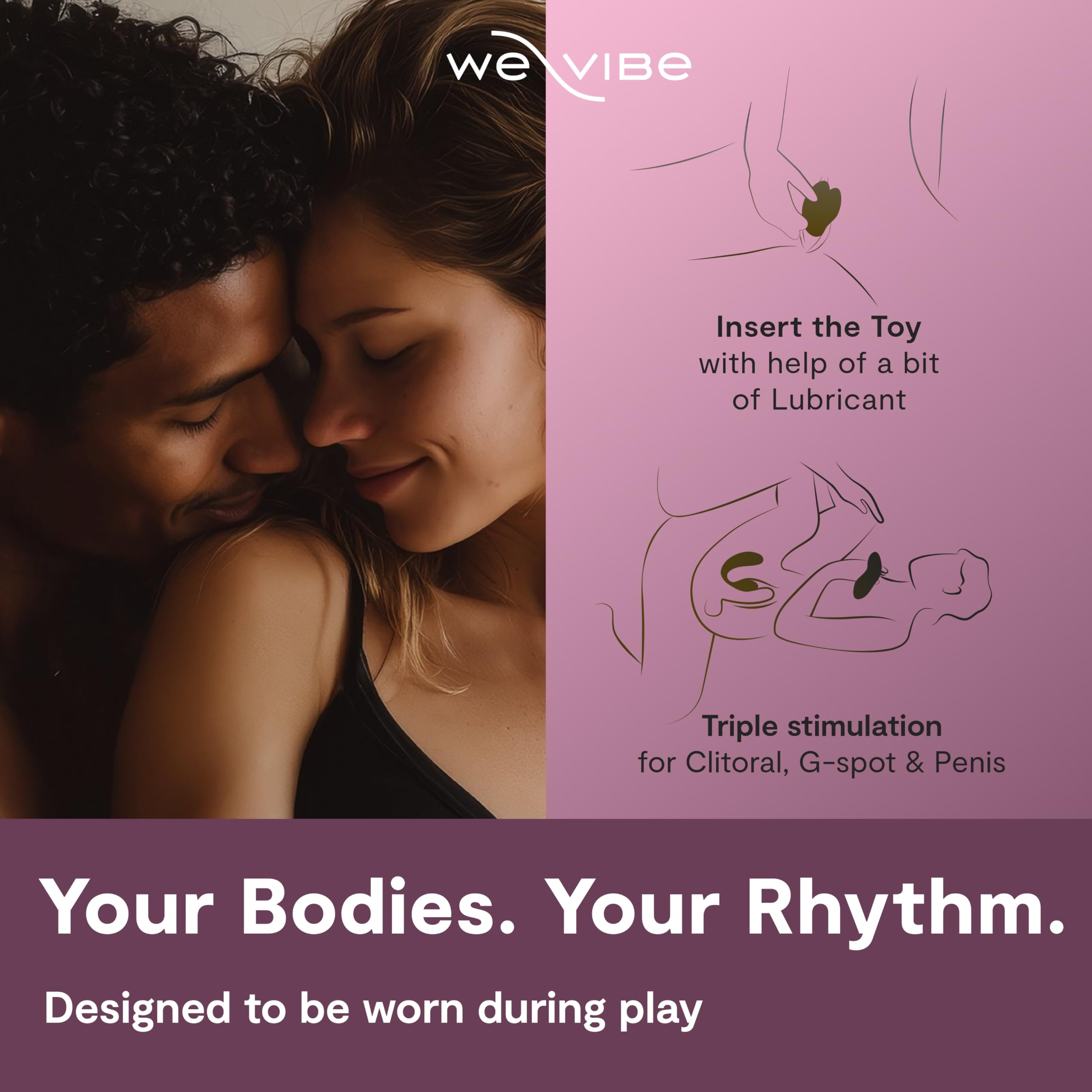 We-Vibe Chorus Pro vibratore coppia nero app