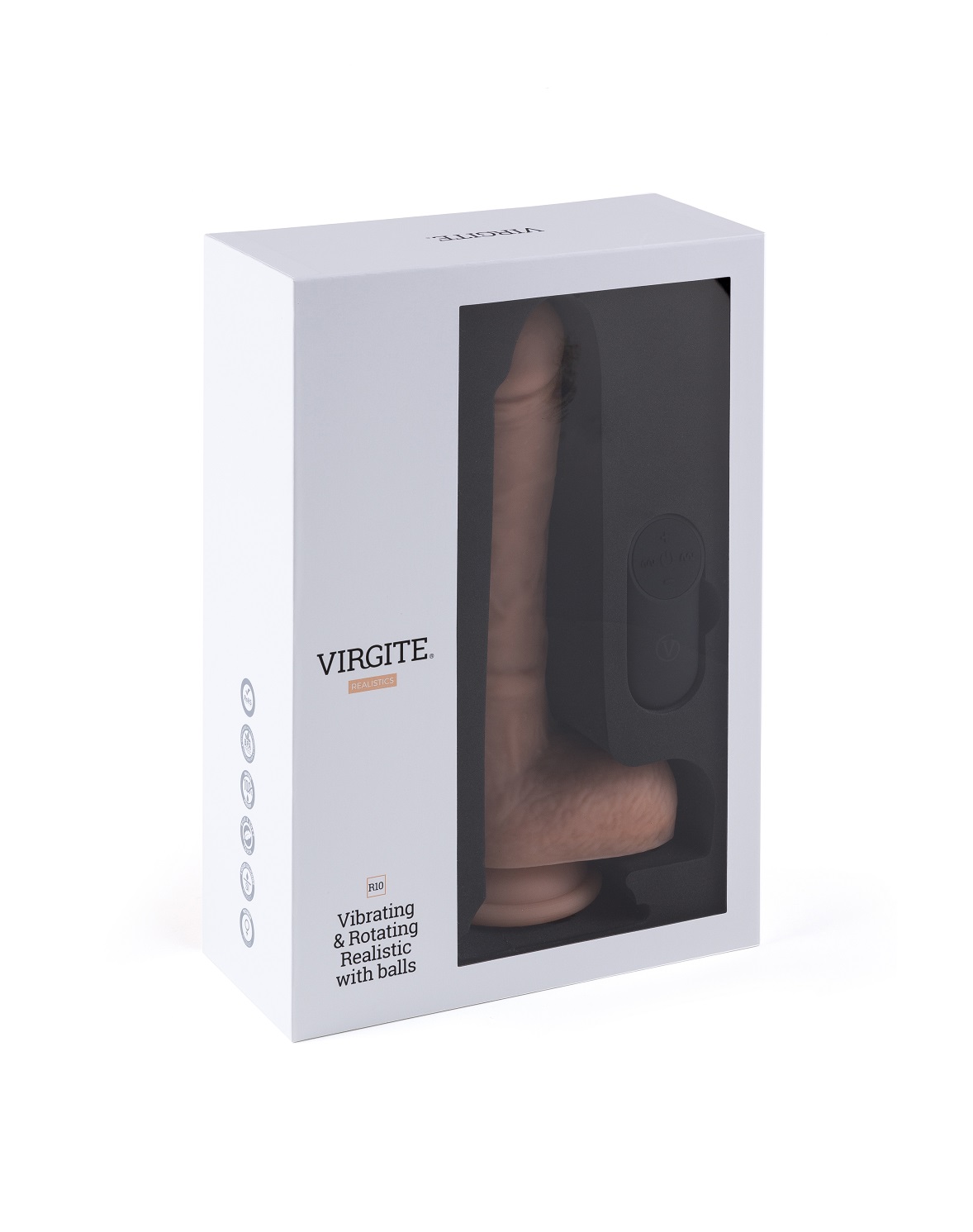 Love Hit by Virgite R10 vibratore realistico 21 cm telecomando
