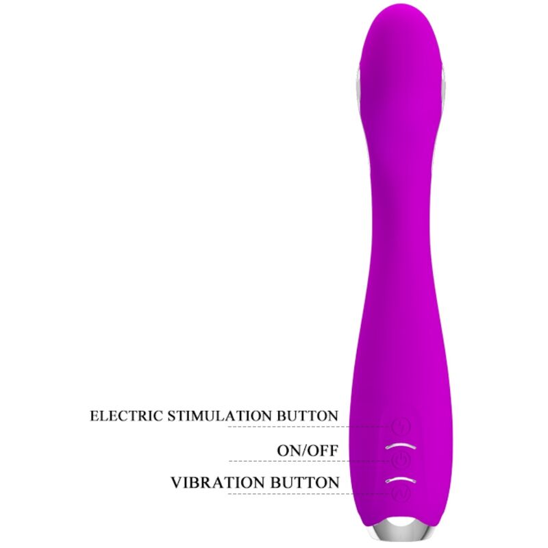 Pretty Love Hector vibratore punto G elettrico viola ricaricabile