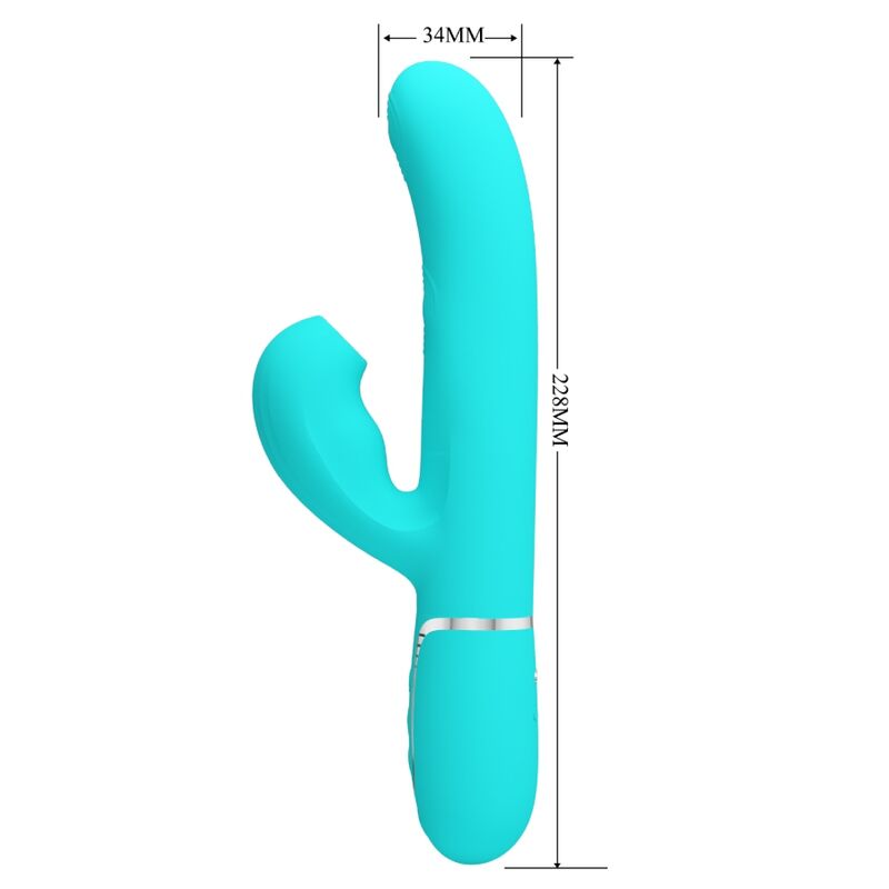 Pretty Love Perlita rabbit vibratore verde acqua