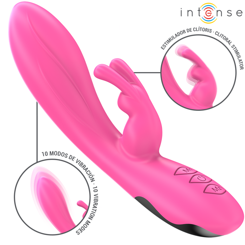 Intense Randall vibratore rabbit rosa 10 modalità