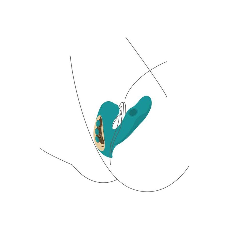Xocoon Eternal Love Vibe stimolatore verde triplo