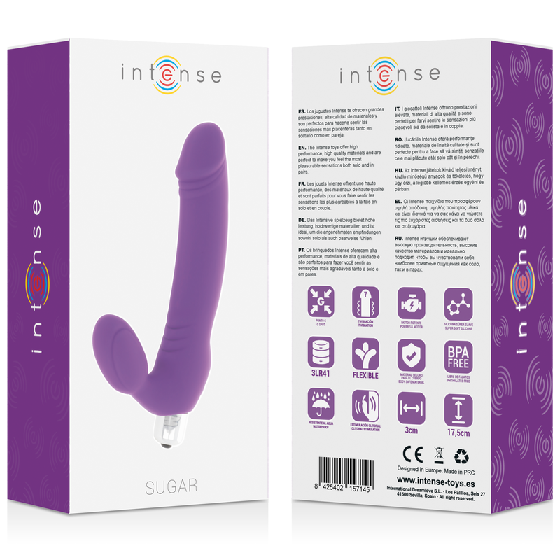 Intense Sugar Lilla vibratore clitorideo 7 modalità