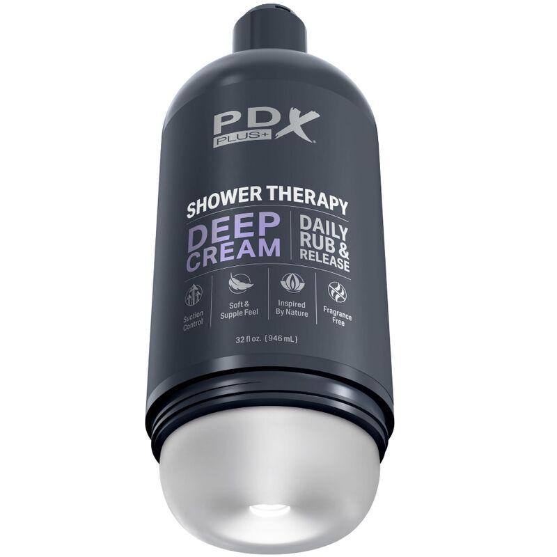 PDX Plus Shower Therapy Crema Profonda masturbatore frosted discreto