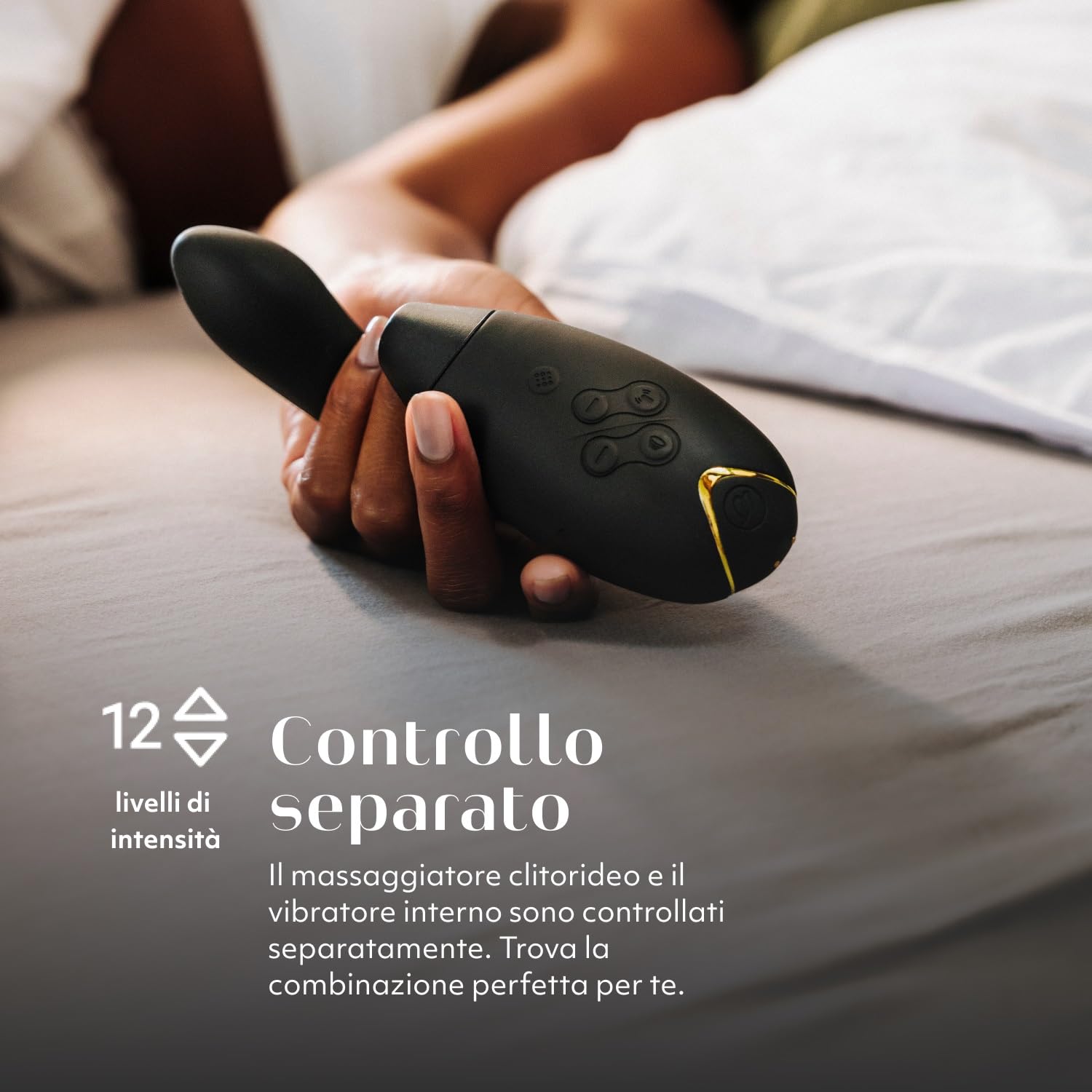 Womanizer InsideOut stimolatore rabbit nero doppia stimolazione