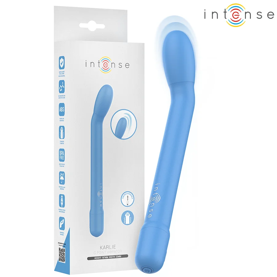 Intense Karlie vibratore punto G blu 19 cm