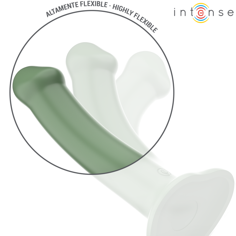 Intense Becca verde vibratore 16 cm con ventosa telecomando