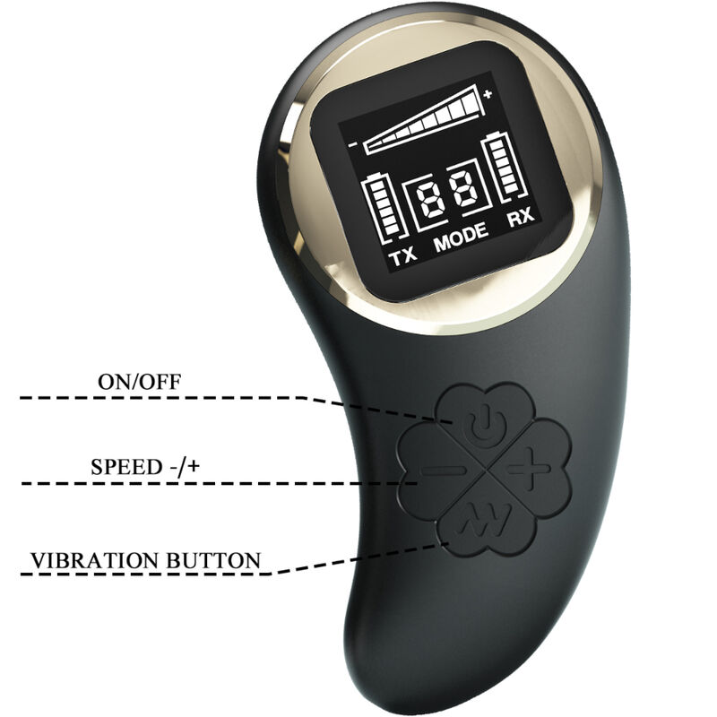 Pretty Love Nathan vibratore coppia nero telecomando