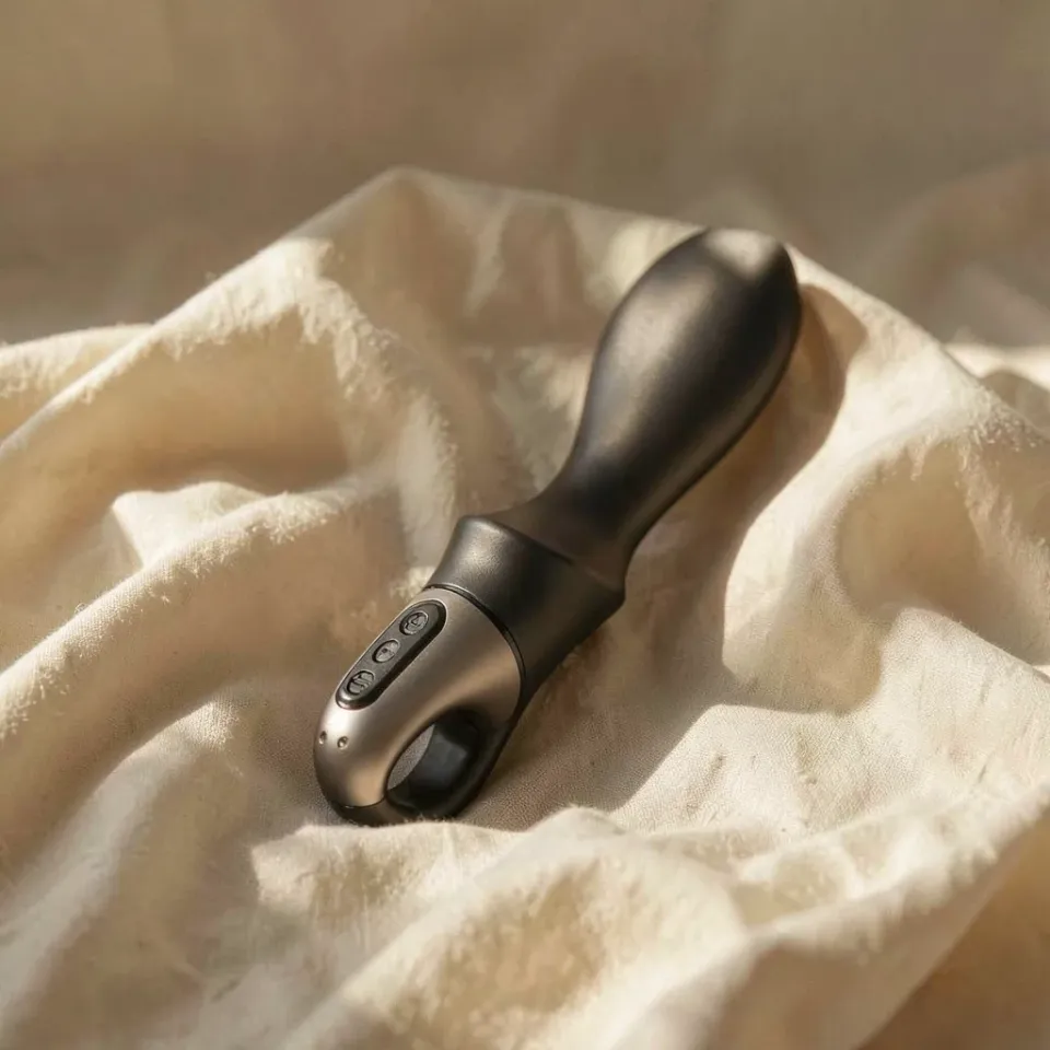 Satisfyer Heat Climax plug anale nero riscaldante 39°C