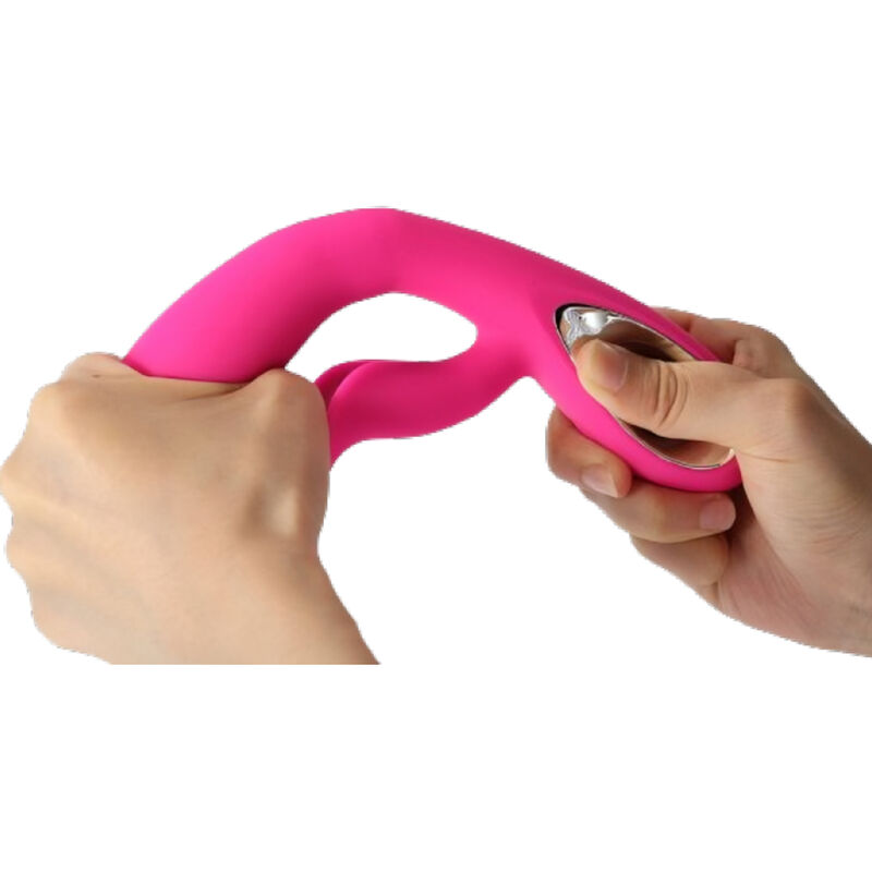 Armony Daro vibratore fucsia con anello 21 cm