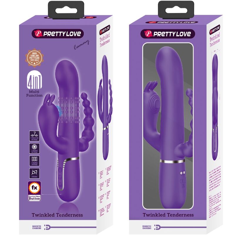 Pretty Love Cammy vibratore rabbit triplo