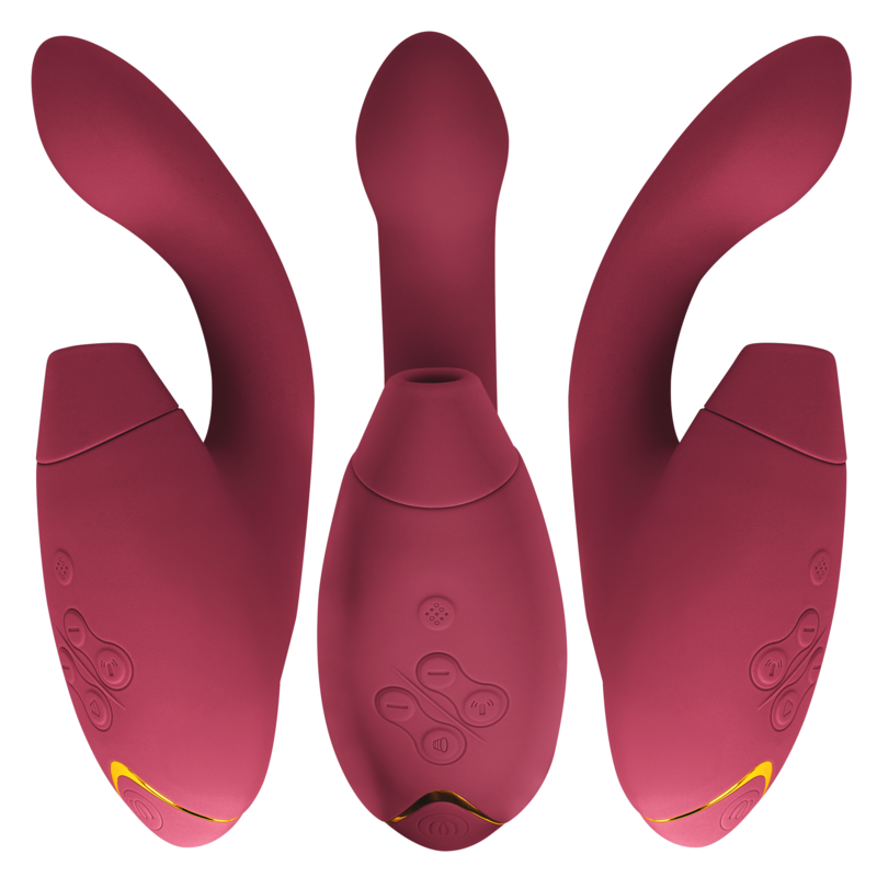 Womanizer Duo 2 stimolatore clitoride bordeaux silenzioso