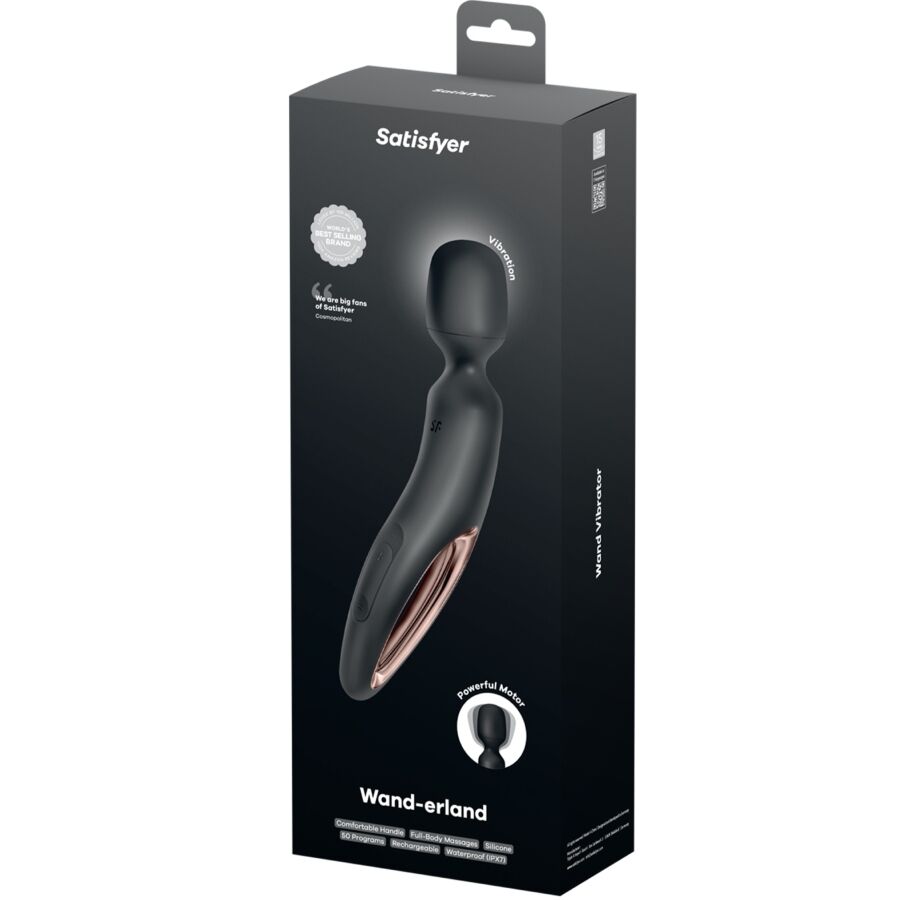 Satisfyer Wand-erland vibratore wand nero XXL silicone