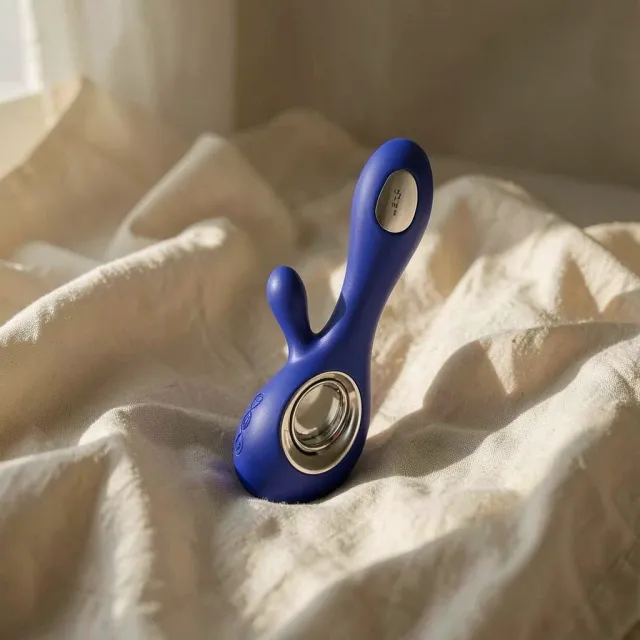 LELO Soraya Wave vibratore rabbit punto G blu notte