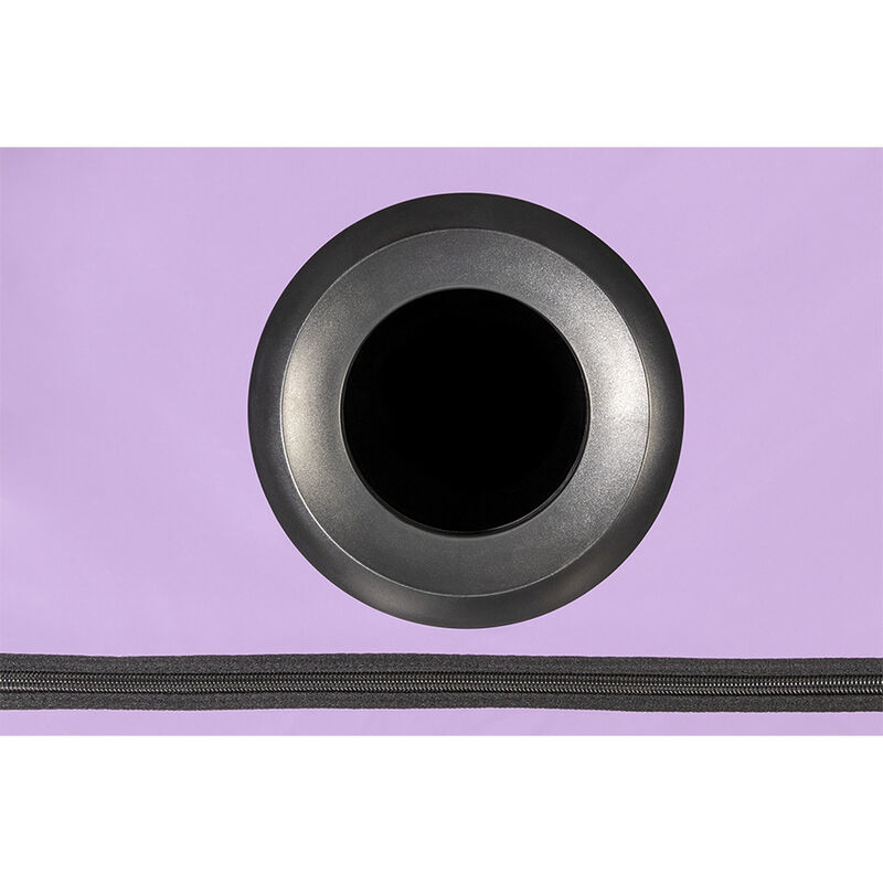 Frutille Kink Club La Niche Viola cabina BDSM con manette