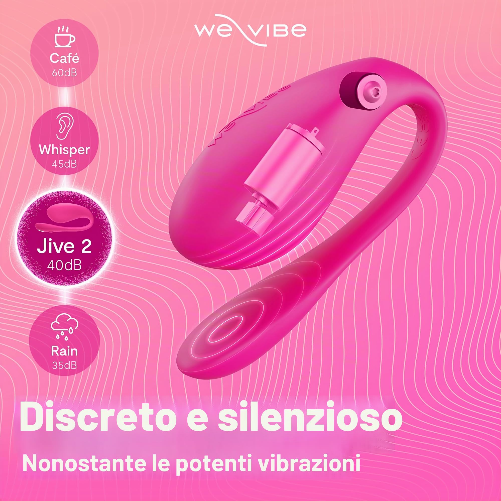 We-Vibe Jive 2 Ovetto Vibrante Punto G con app