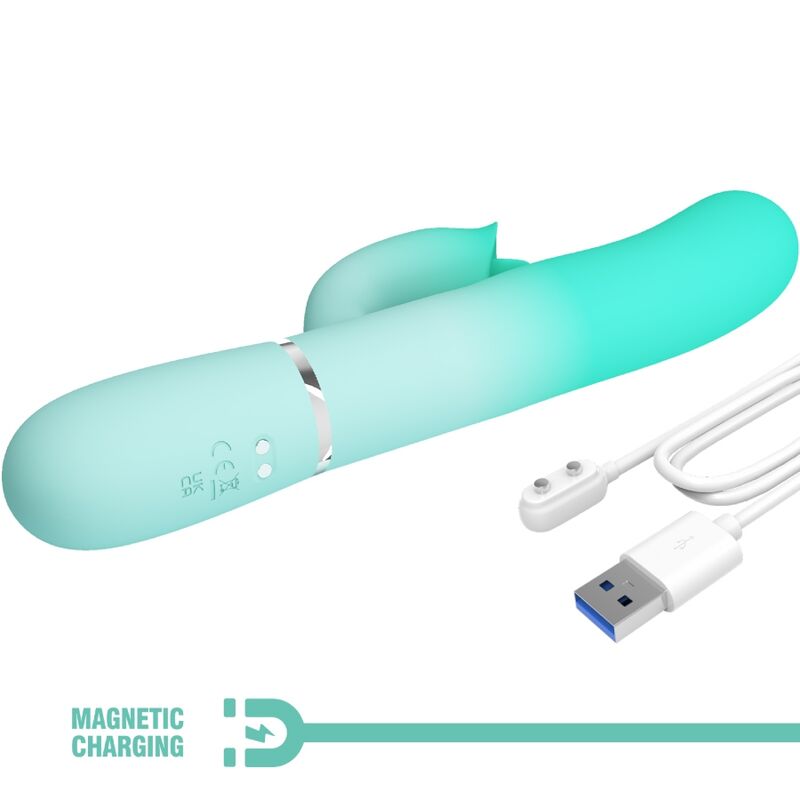 Pretty Love Gigi vibratore rabbit verde acqua