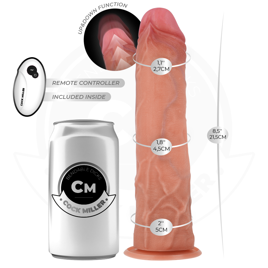 Cock Miller Thrust dildo con spinta 21,5 cm