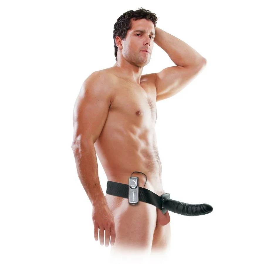 Fetish Fantasy Strap-on Cavo Vibrante Nero 19 cm