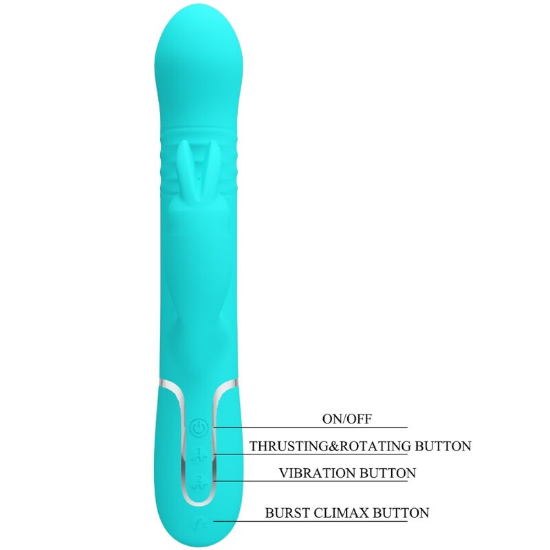 Pretty Love Coale vibratore rotante verde acqua
