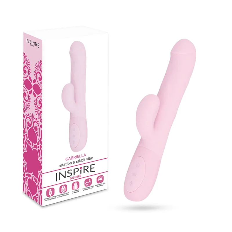 Inspire Sense Gabriella rabbit vibratore rotante rosa