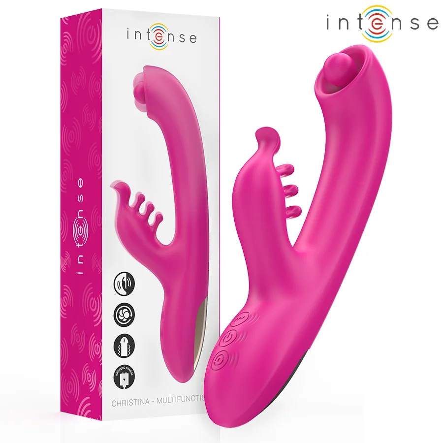 Intense Christina vibratore rotante 3 motori impermeabile