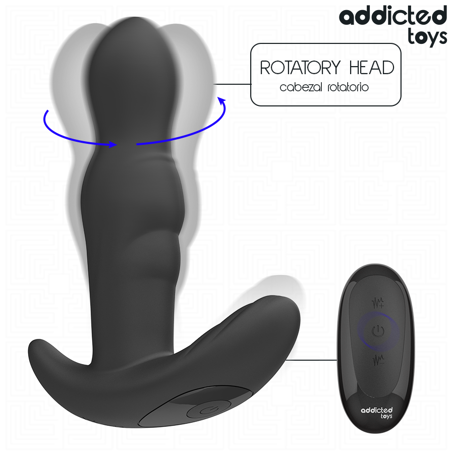 Addicted Toys Plug Anale Rotante vibrante telecomando