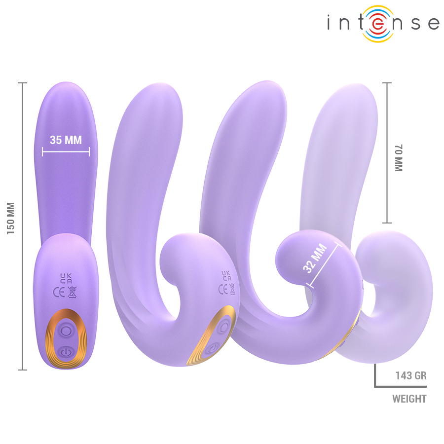 Intense Meryl vibratore rabbit silicone 10 modalità