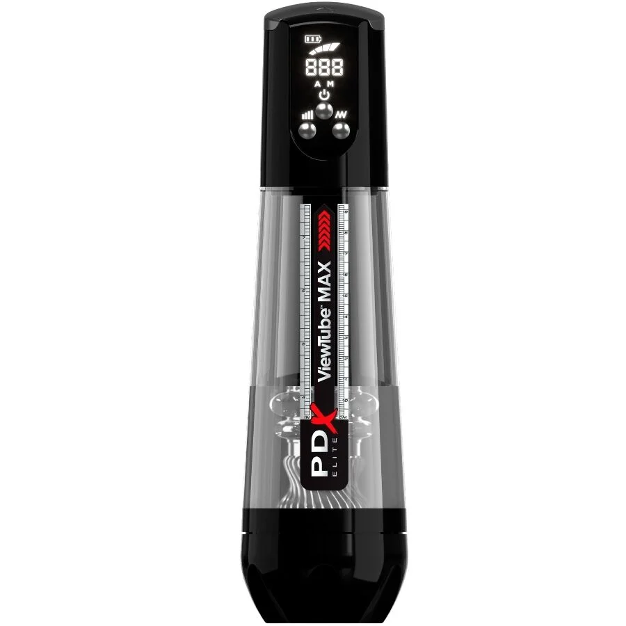 PDX Elite ViewTube Max View masturbatore trasparente LED