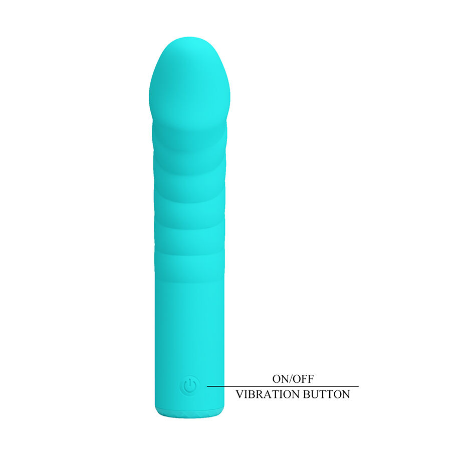 Pretty Love Rylan Extreme vibratore punto G silicone azzurro