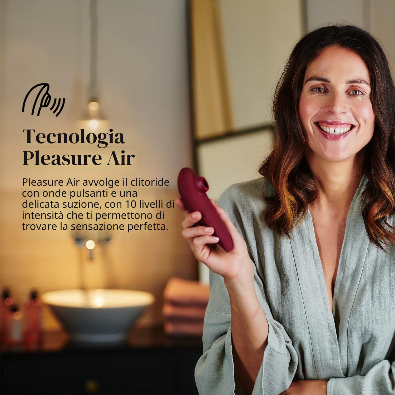 Womanizer Classic 2 succhia clitoride bordeaux 10 livelli