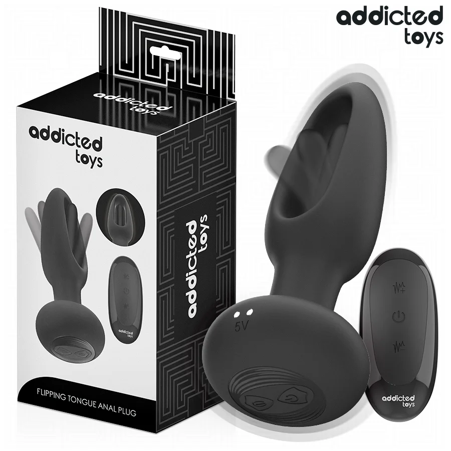 Addicted Toys Plug Vibrante Lingua plug anale telecomando