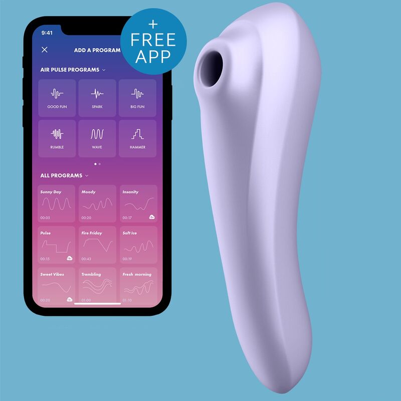 Satisfyer Dual Pleasure Malva stimolatore clitoride air pulse