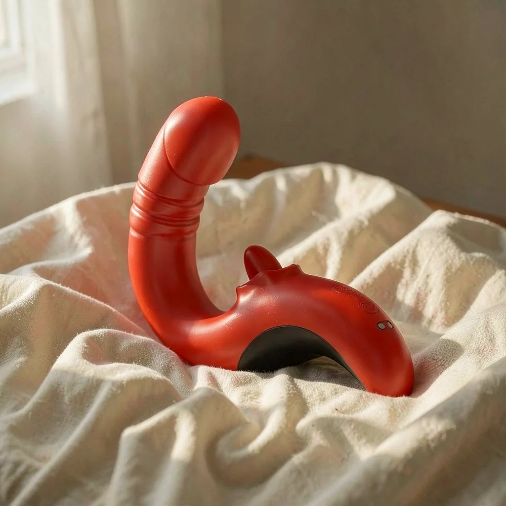 Intense Paulina vibratore punto G rosso doppia stimolazione