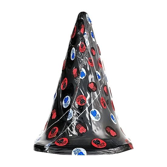 All Black Plug Triangolare 30 cm PVC ipoallergenico