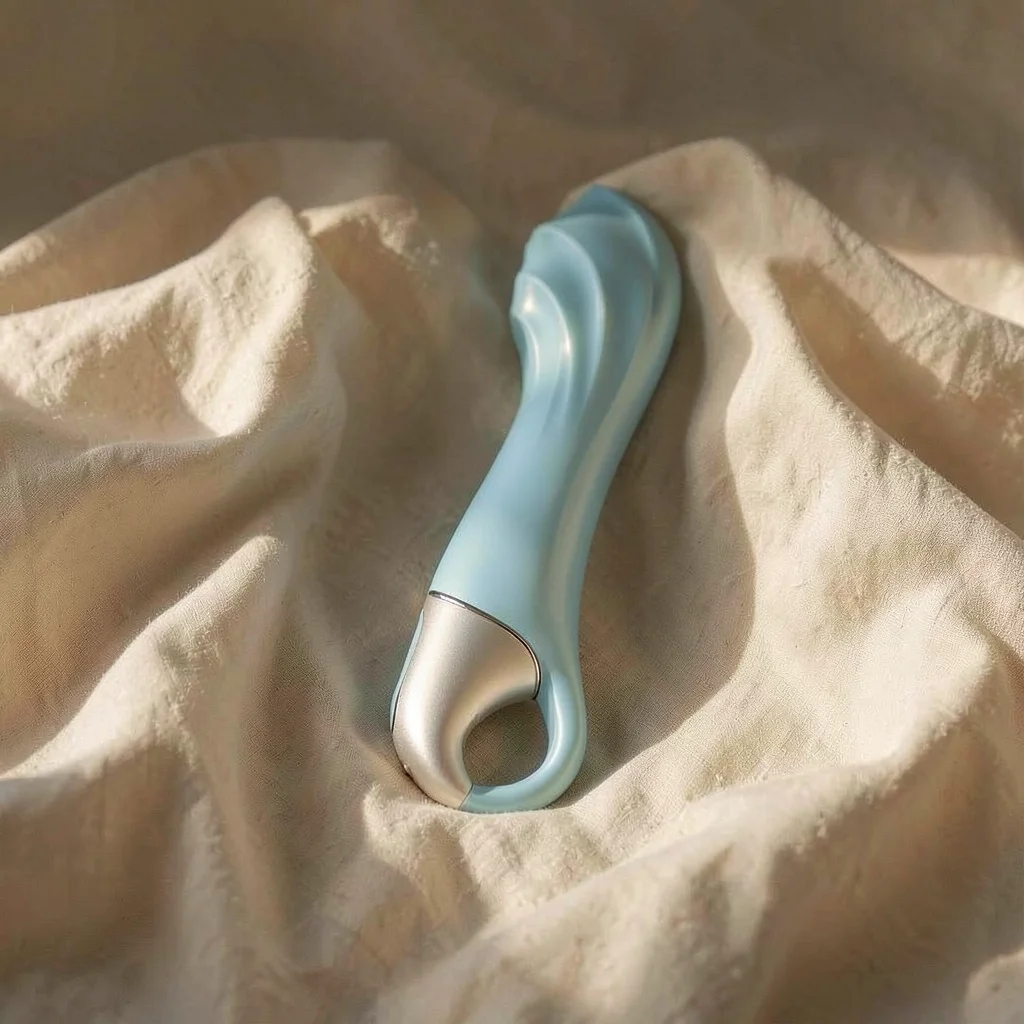 Satisfyer Air Pump Vibrator 5+ Gonfiabile punto G blu