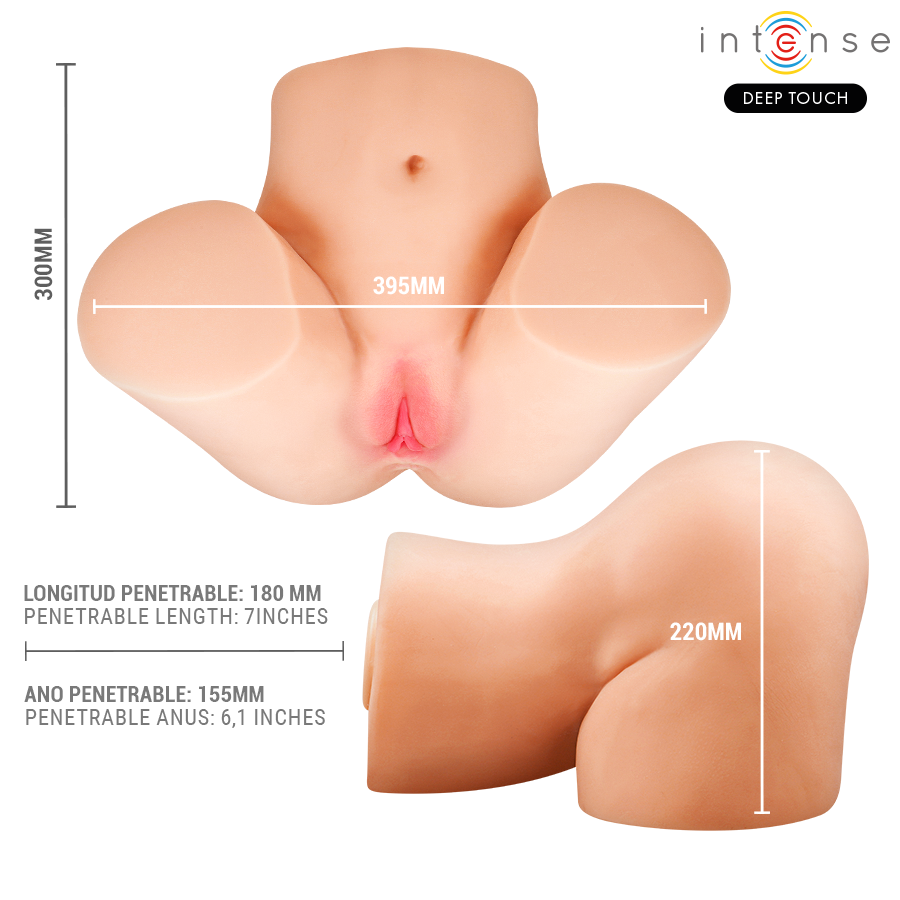 Intense Deep Touch Julia masturbatore vaginale anale 9 kg