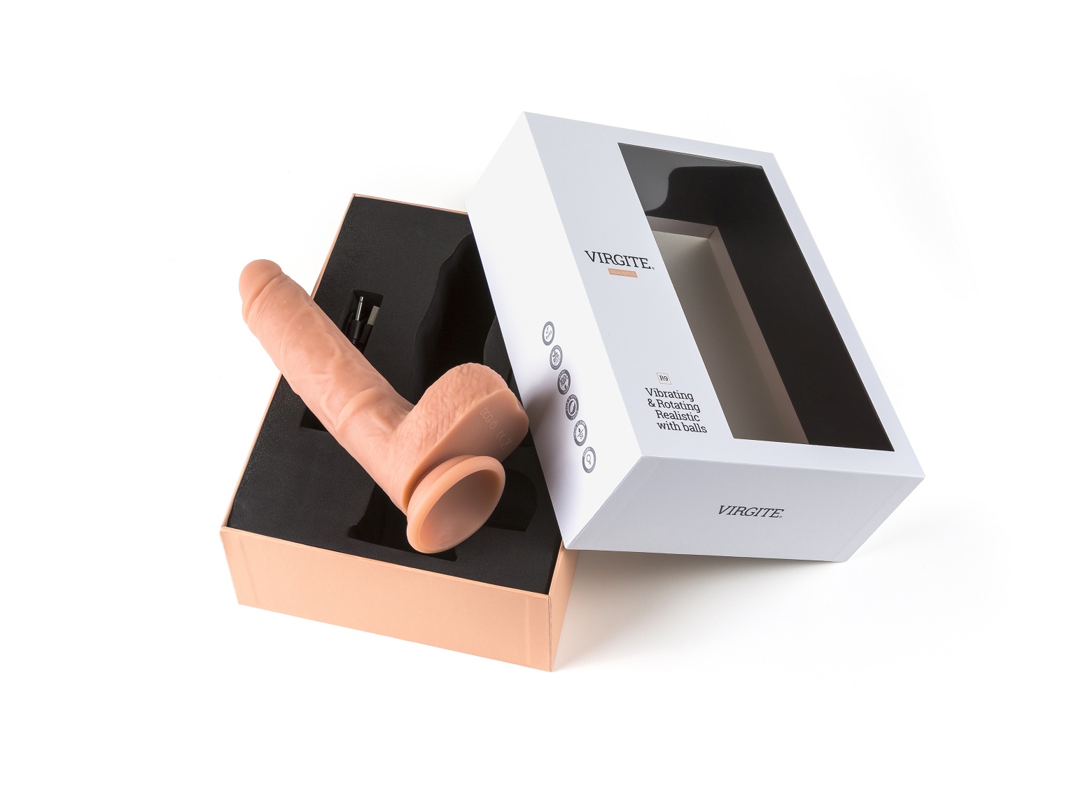 Love Hit R9 vibratore realistico 19 cm con telecomando