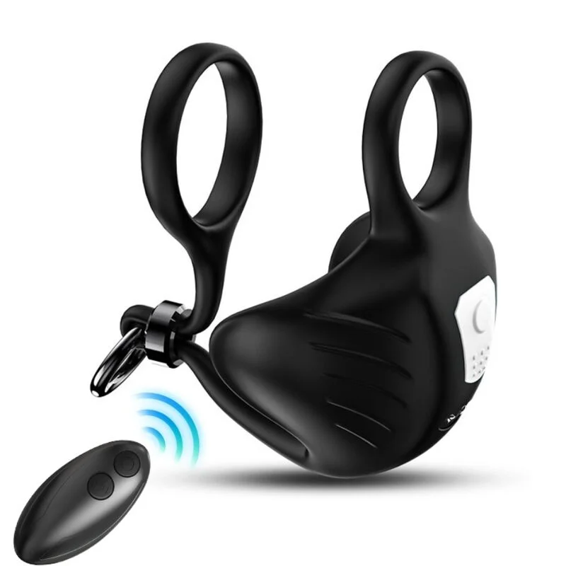 Armony Manta stimolatore coppia vibrante nero telecomando