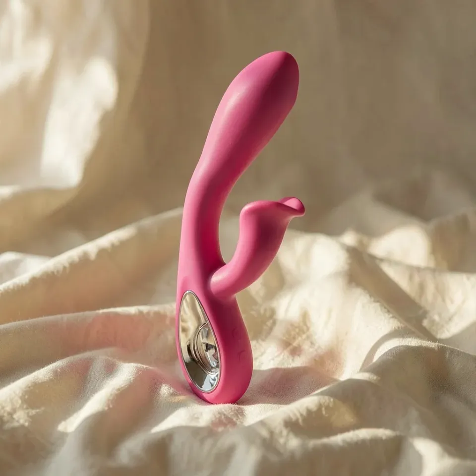 Armony Daro vibratore fucsia con anello 21 cm