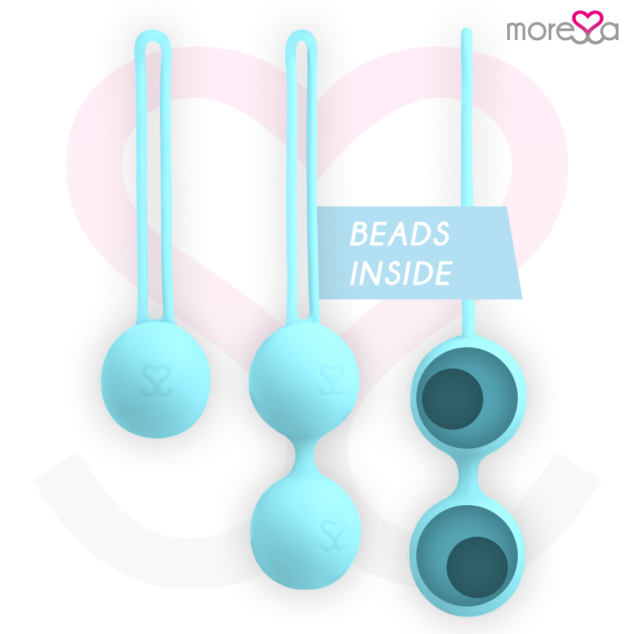 Moressa Osian Set Palline Vaginali Turchese 3 Pezzi