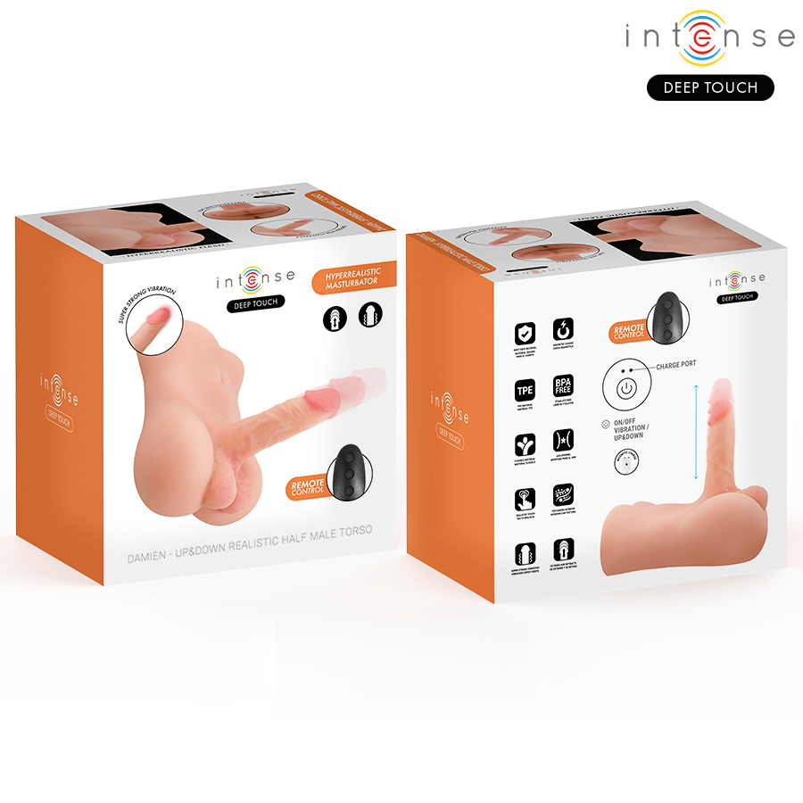 Intense Damien Deep Touch masturbatore torso vibrante spinta