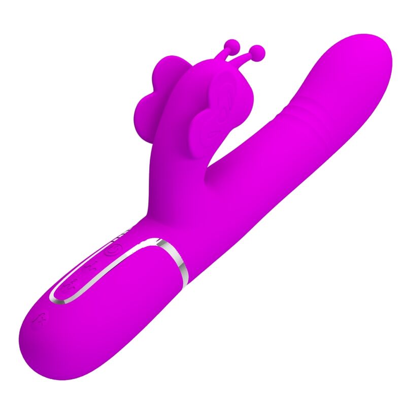 Pretty Love Farfalla 4 in 1 vibratore fucsia multifunzione