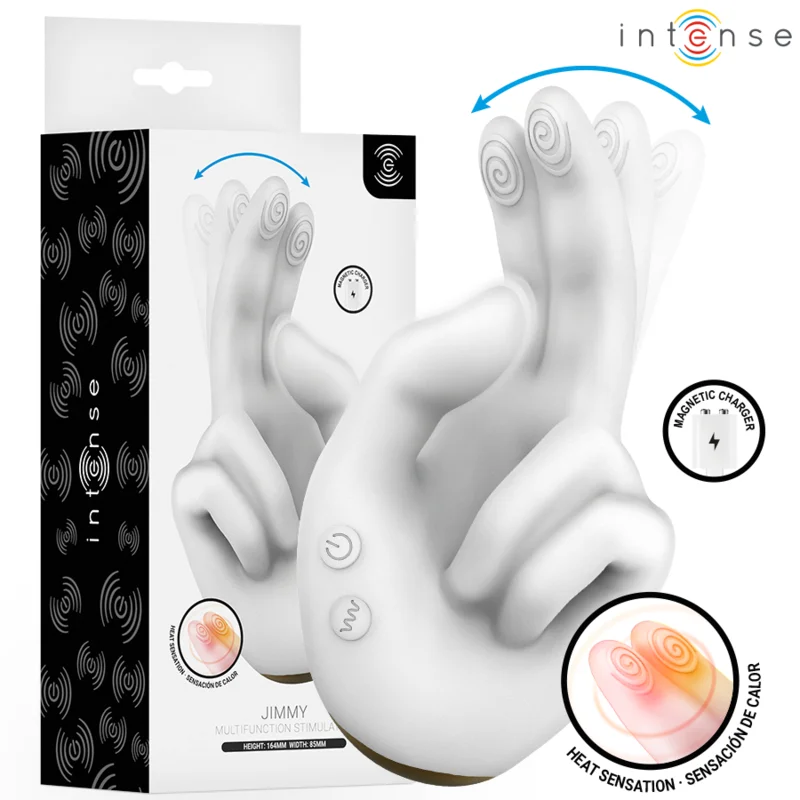 Intense Jimmy vibratore mano riscaldante silicone 10 modi