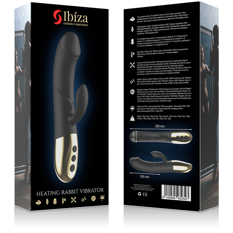 Ibiza Heating Rabbit vibratore rabbit riscaldante