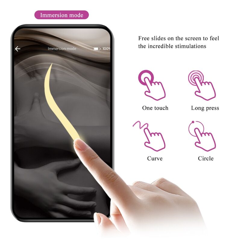 Pretty Love Casper uovo vibrante viola con app