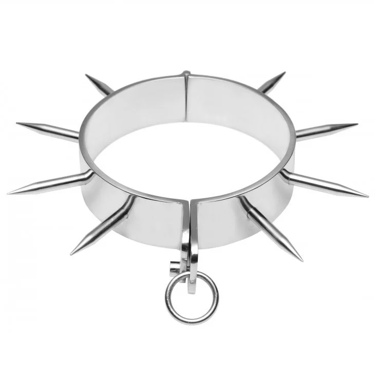 Metal Hard Collare con Punte acciaio 13,5 cm