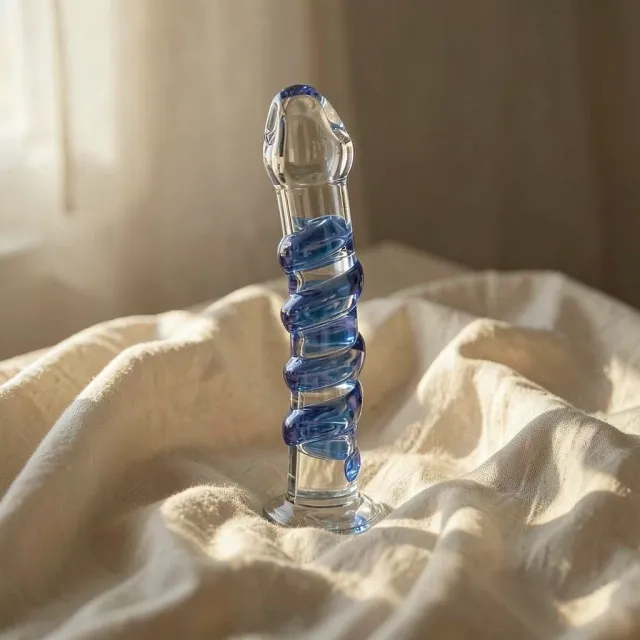 Icicles N. 05 dildo in vetro 17 cm